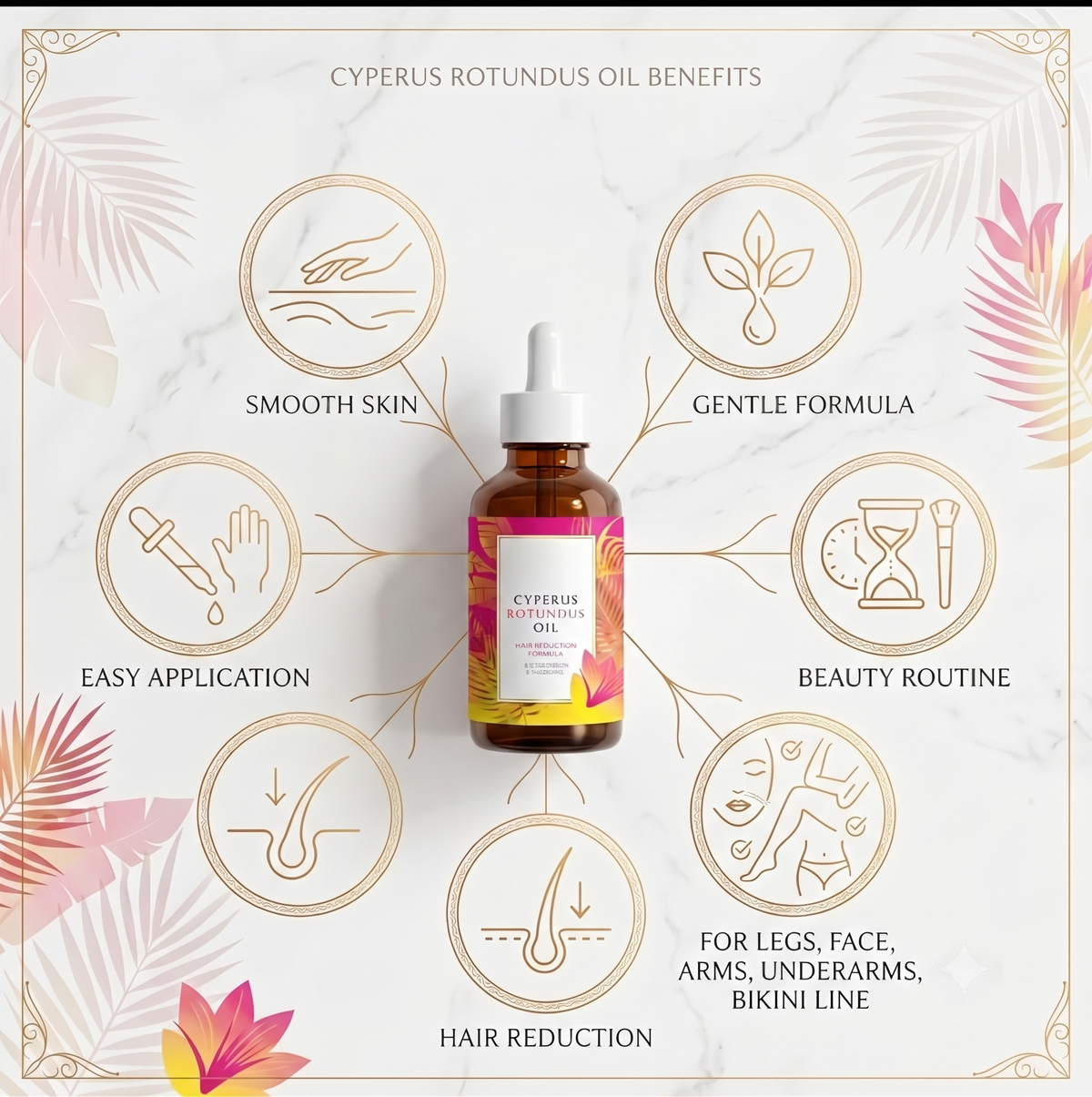Cyperus Rotundus Oil for Hair Removal (Buy 1 Get 1 Free)