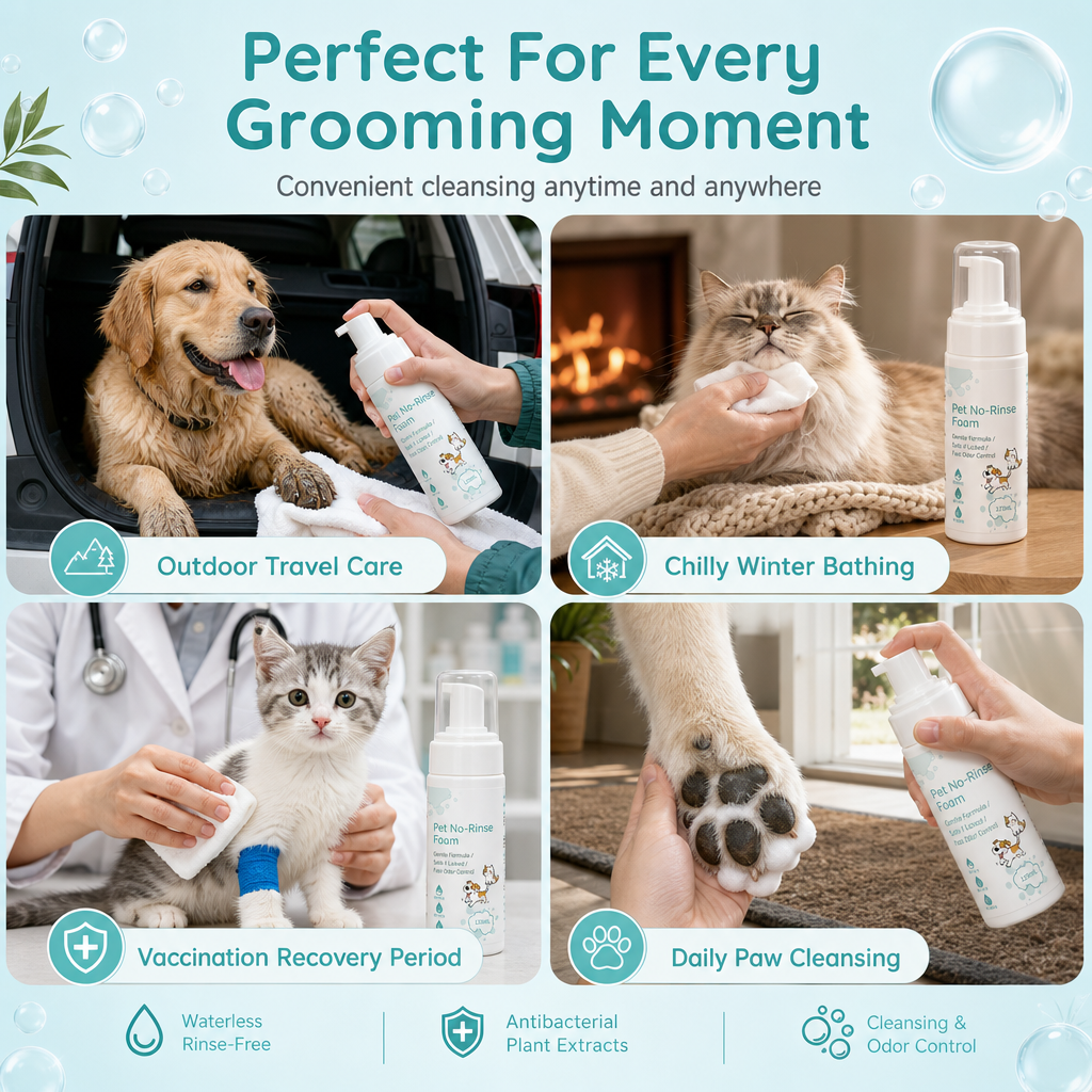 Waterless Pet Cleaning Mousse