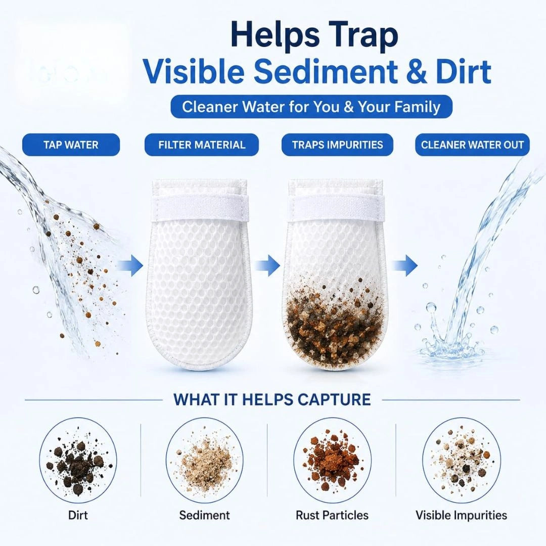 Universal Reusable Faucet Mesh Filter Bag | Pack OF 10 Pcs