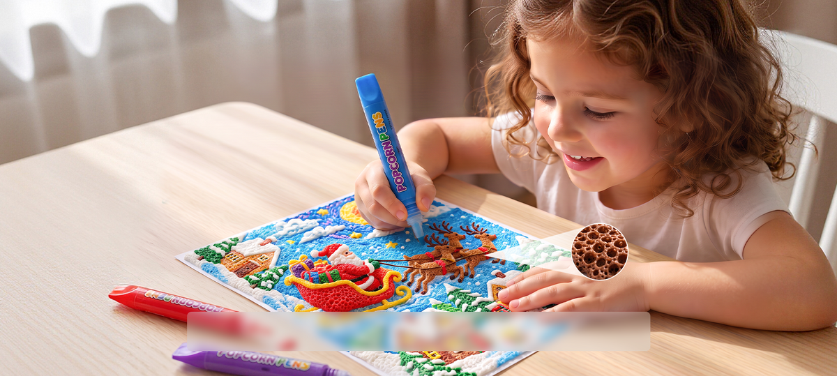 New 2026 Magic Pens, 6 Colors 3D Bubble Drawing Pens!