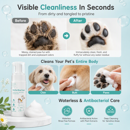 Waterless Pet Cleaning Mousse